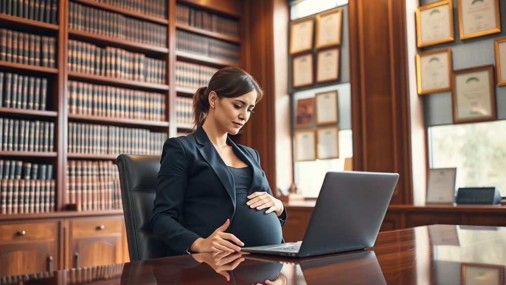 Comment une avocate enceinte peut gérer son emploi